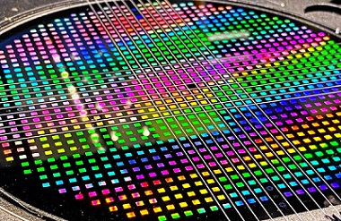 NILT’s manufacturing process fabricates wafers containing thousands of metasurface lenses (shown) using nanoimprint lithography. The company will use its recent funding to boost its manufacturing capabilities and capacity in order to meet rising demand. Courtesy of NIL Technology.
