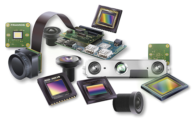 Components of an embedded imaging system. Courtesy of FRAMOS GmbH.