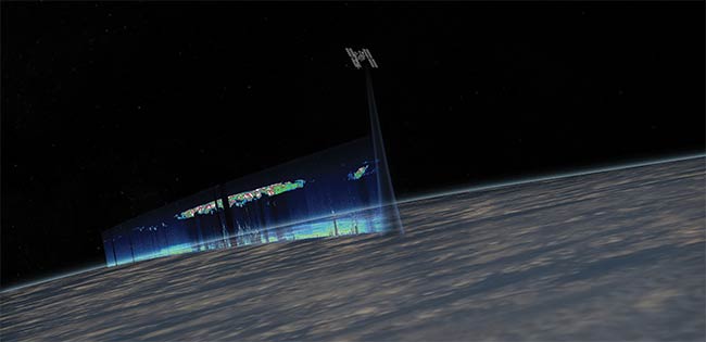NASA’s Cloud-Aerosol Transport System (CATS) lidar, which is mounted on the International Space Station, relies on a single-photon avalanche photodiode (APD) to detect return signals from atmospheric aerosols and clouds. Courtesy of Excelitas Technologies.