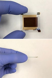 The new infrared imager is thin and compact with a large-area display. Courtesy of Ning Li.