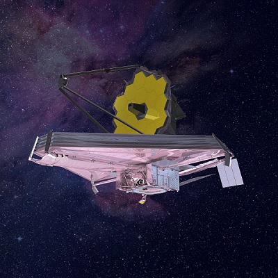 Artist's concept of NASA's James Webb Space Telescope. Courtesy of NASA. 