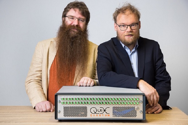 Quix Quantum CTO Devin Smith, left, and chief scientist Jelmer Renema. Courtesy of Quix Quantum. 
