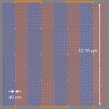 The researchers created a superconducting nanowire single-photon detector with nanowires arranged in a fractal pattern, which extended the imaging technique’s spectral range into near and mid-infrared wavelengths. Courtesy of Xiaolong Hu, Tianjin University.