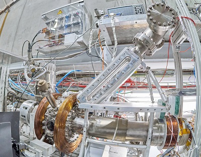 Researchers working on the AEgIS experiment at CERN have laser-cooled positronium for the first time, unlocking new areas of study in antimatter. Courtesy of CERN.