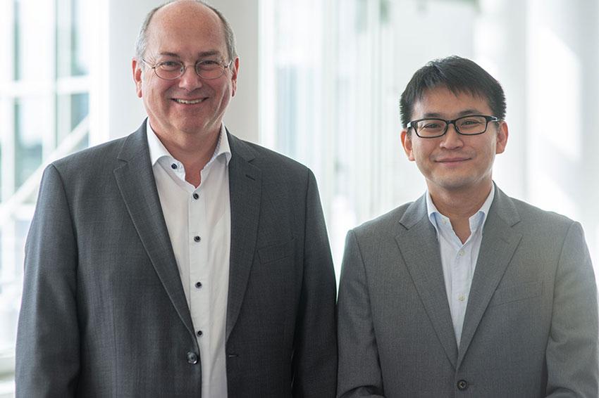 Instrument Systems CEO Markus Ehbrecht and Yuta Yamanoi. Courtesy of Instrument Systems.