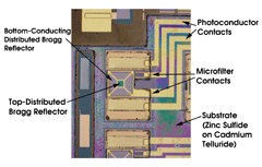 Short-Wave IR Tunable Filters Fabricated on HgCdTe
