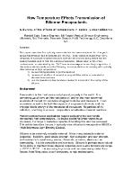 How Temperature Effects Transmission of Silicone Encapsulants