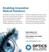 Enabling Innovation Optical Solutions