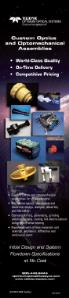 Custom Optics and Optomechanical Assemblies