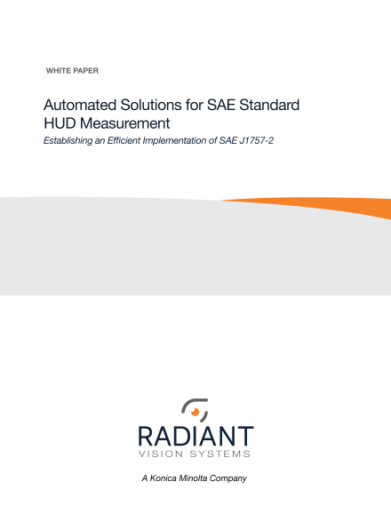 Automated Solutions for SAE Standard HUD Measurement