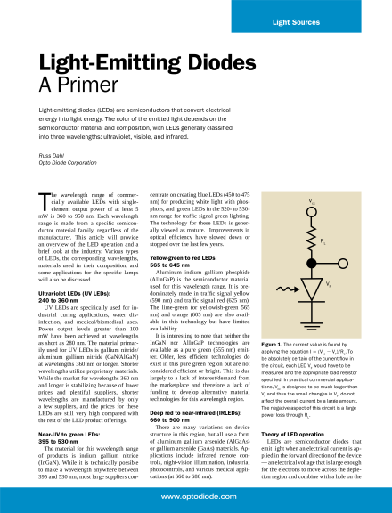 Light-Emitting Diodes: A Primer