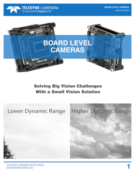 Board Level Cameras: Solving Big Vision Challenges With a Small Vision Solution