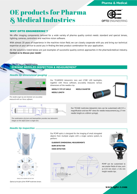 OE Products for Pharmaceutical & Medical Industries