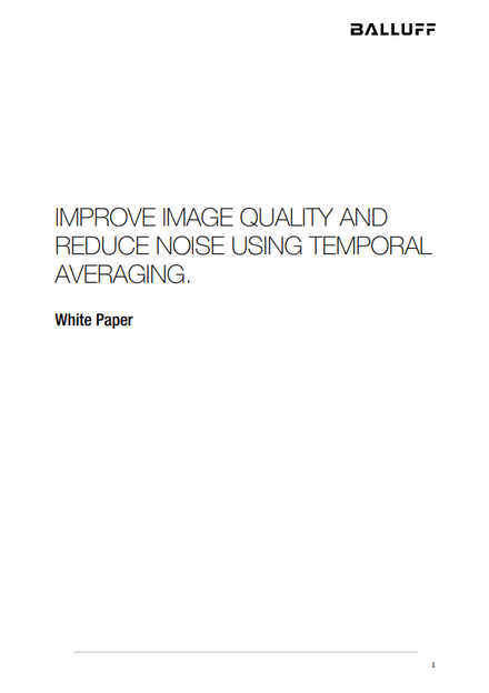 Improve Image Quality and Reduce Noise Using Temporal Averaging