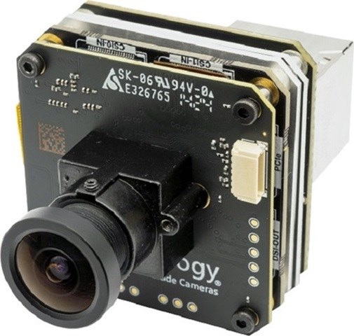 SCAiLX Edge AI Camera- w/2MP Color Global Shutter MIPI (SKU SCAILX-2GS234-xC)