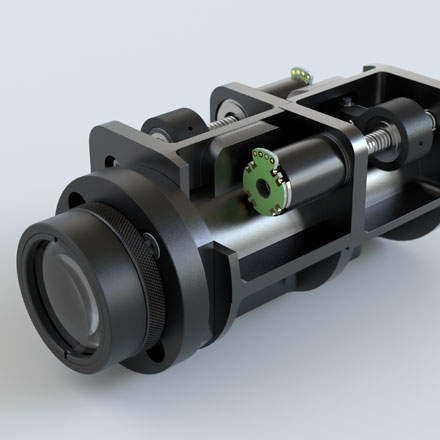 Smart Lens Actuator Design Securing Perfect Coaxial Lens Displacement over Full Stroke