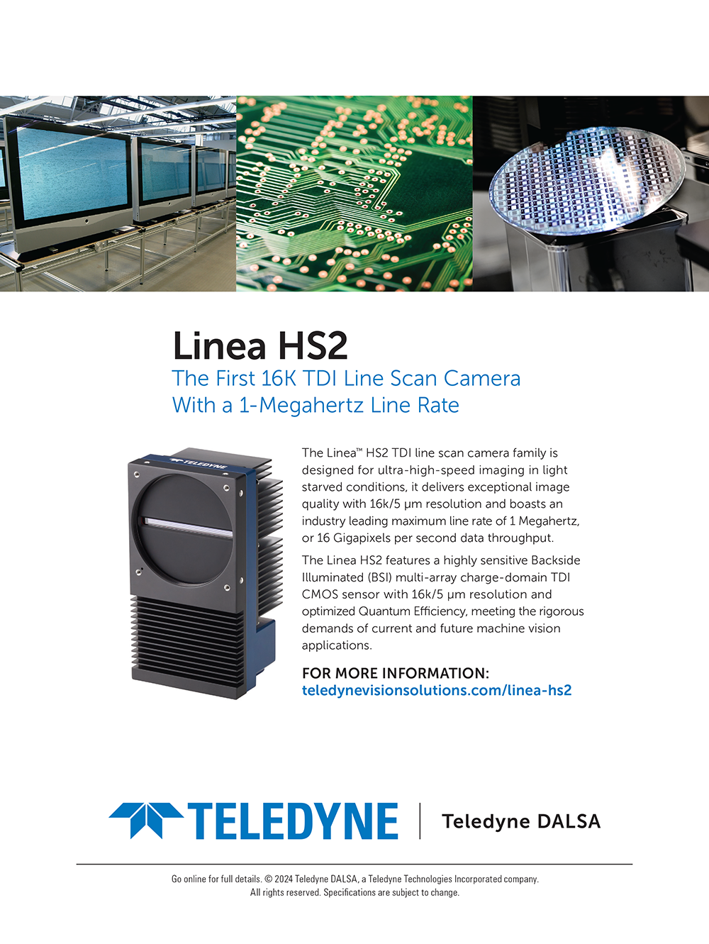 Teledyne DALSA, Machine Vision OEM Components Buyers' Guide Ad