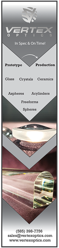 Vertex Optics Inc. Buyers' Guide Ad
