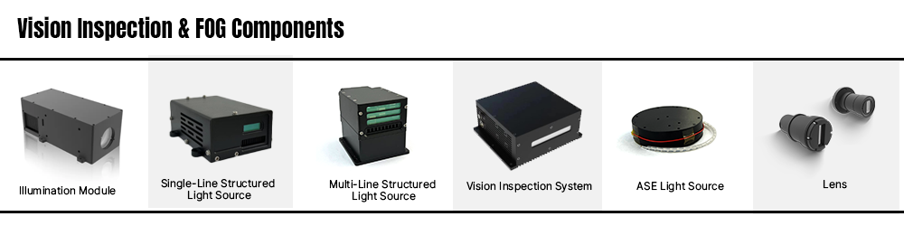 vision inspection and FOG components from LumiSpot Technologies