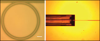 Chip-Sized Device Converts Beam to Pulses
