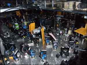  Photo of the experimental setup.
