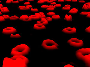 New research has revealed that when red blood cells are hit with laser light, they produce high-frequency sound waves that contain a great deal of information. 