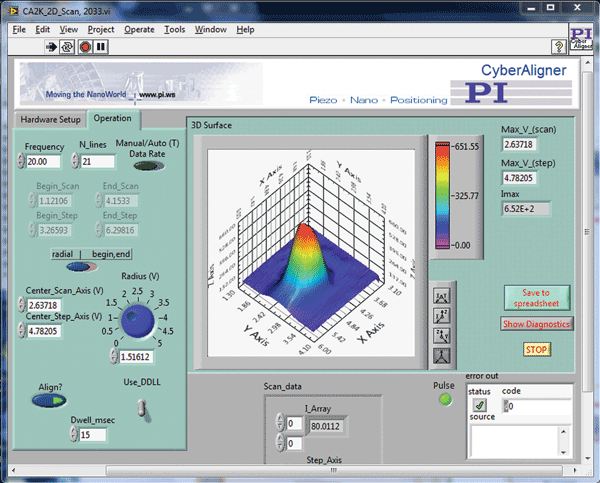 CyberAligner graphical user interface