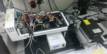 CE-PAS measurement setup