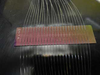 Side-polished fiber arrays are used for chemical sensing and telecom applications.