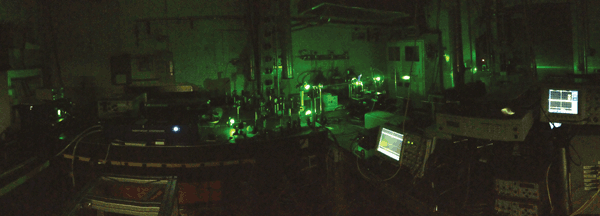 Dr. Jun Kojima of the Ohio Aerospace Institute tests the new Raman spectroscopy technique at NASA’s Glenn Research Center. 