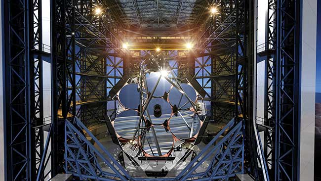 The Giant Magellan Telescope is a segmented mirror telescope that employs seven of today’s largest stiff monolith mirrors as segments. 