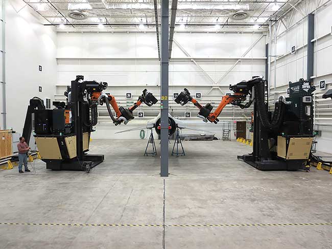 Two Advanced Robotic Laser Coating Removal Systems 