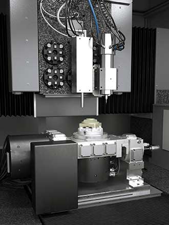 Kugler MICROGANTRY nano3/5X is a high precision, CNC-controlled 3- to 5-axis machining center