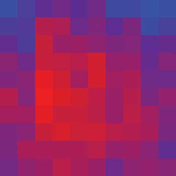 Uniformity thermal map of a 50 × 50-mm2 blackbody (dark blue = 49.255 °C; hot red = 49.464 °C).