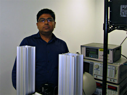 Dr. Debashis Chanda, assistant professor at the University of Central Florida's NanoScience Technology Center. 