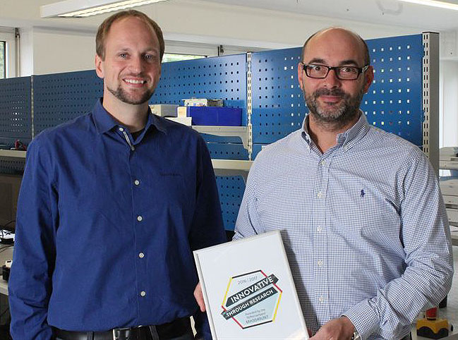 The Donors’ Association for German Sciences and Humanities (Stifterverband für die Deutsche Wissenschaft) has awarded Mikrotron GmbH the ‘Innovation through Research’ seal.