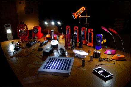 Solar light tools developing countries