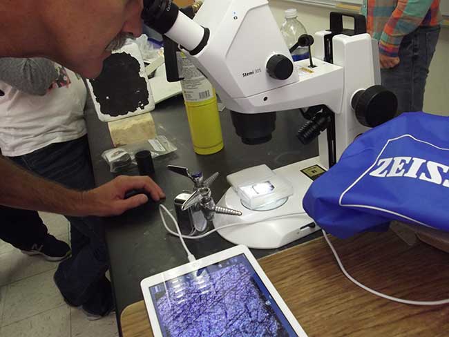 Zeiss Donates Microscope to STEM Teachers Camp