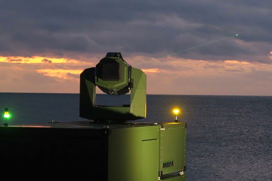 Operational laser weapons are 10 years away.