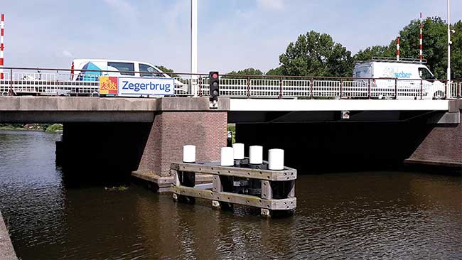 Zegerbrug Bridge, Alphen aan den Rijn, Netherlands.