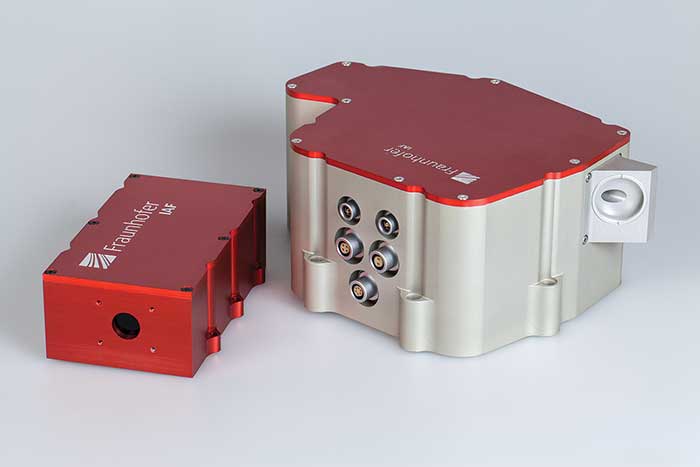 Two 2.X-µm VECSEL laser modules.