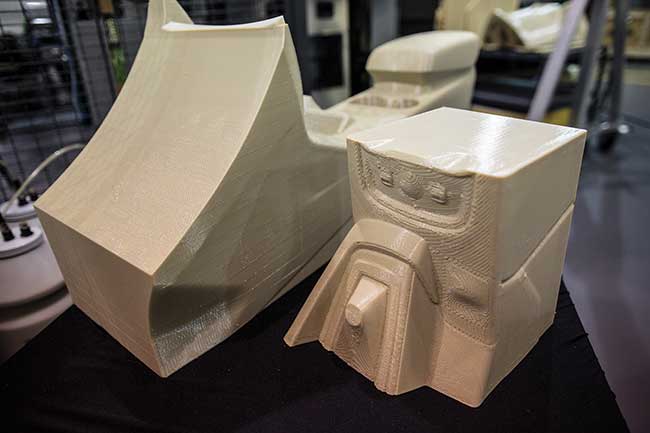 Ford Motor Company is testing 3D printing of large-scale car parts using the Stratasys Infinite Build 3D printer. 
