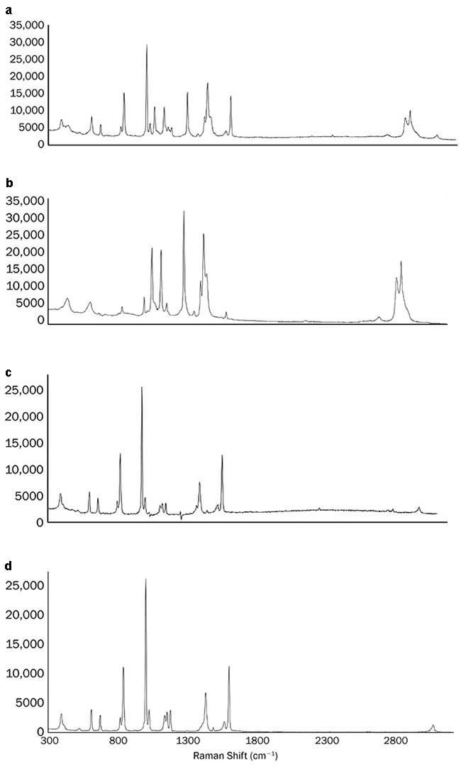  See-through Raman spectroscopy