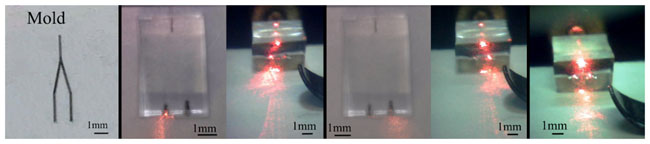 Laser Makes Low-Cost Polymer Waveguides for Lab-on-a-Chip Devices