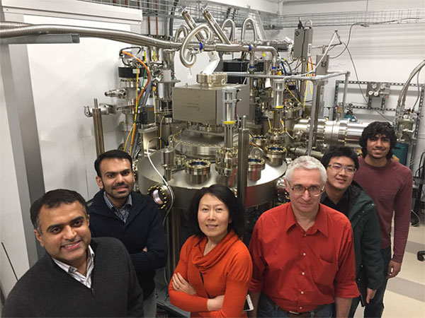 Members of the Jena-Xing Research Group at Cornell University (deep-UV LED).