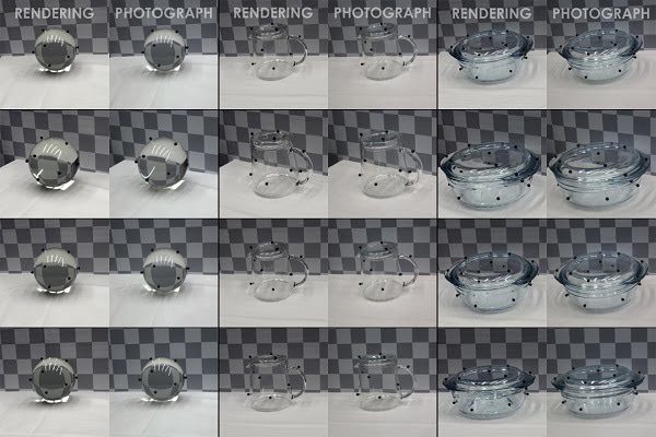 Researchers developed a workflow that allows 3-D rendering of clear objects, which are challenging to digitize.