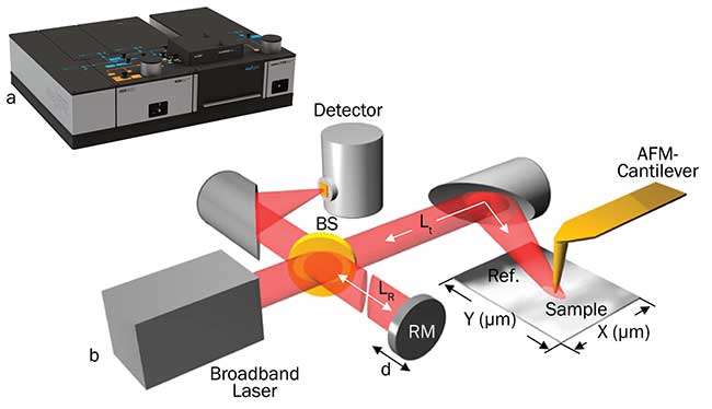 neaSNOM near-field optical microscope system configured for nano-FTIR spectroscopy