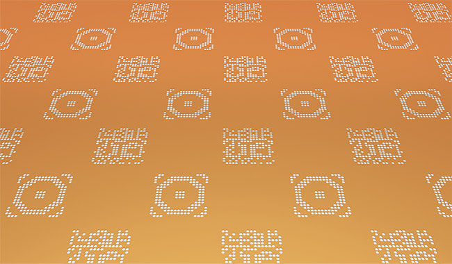 An evolutionary computational algorithm calculates an optimized lattice structure for a metalens prototype. Courtesy of Northwestern University.