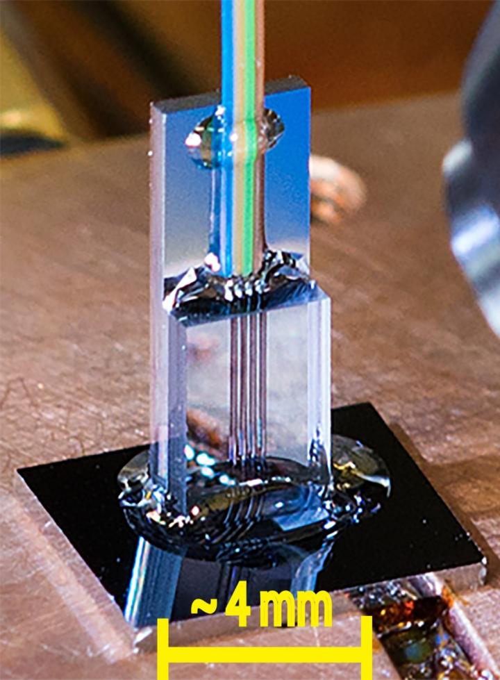 A NIST prototype photonic thermometer. Courtesy of Jennifer Lauren Lee/NIST.