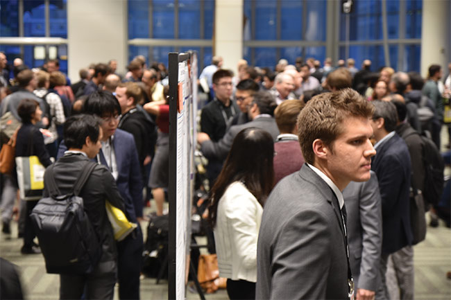 Poster sessions will showcase research and technologies during the BiOS conference. Courtesy of SPIE.